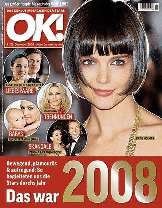 OK! GERMANY magazine side cover 23 December 2008