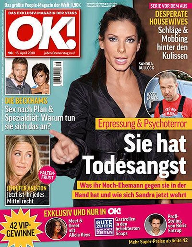 OK! GERMANY magazine side cover 15 April 2010