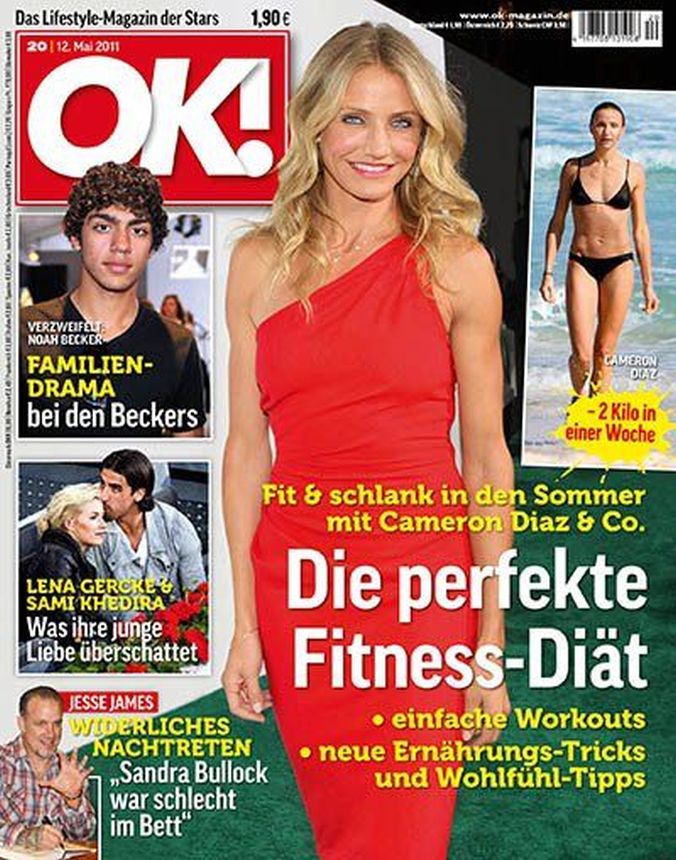 OK! GERMANY magazine side cover 12 May 2011