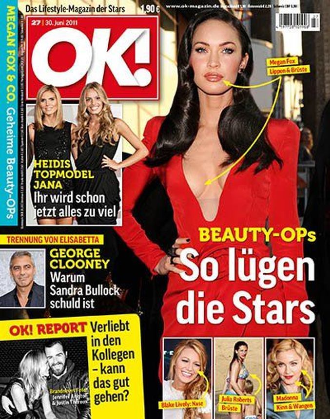 OK! GERMANY magazine side cover 30 June 2011