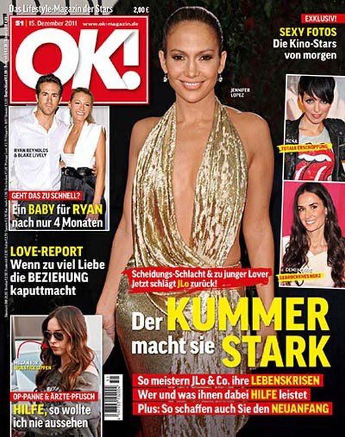 OK! GERMANY magazine side cover 15 December 2011