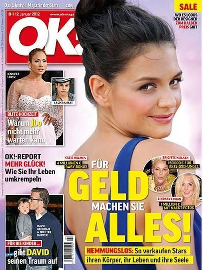 OK! GERMANY magazine side cover 12 January 2012