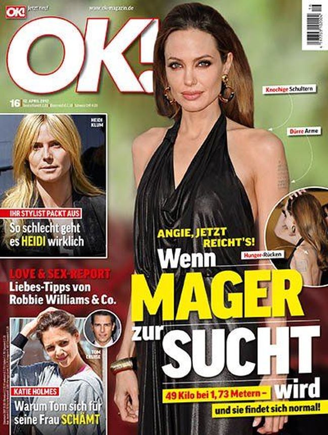 OK! GERMANY magazine side cover 12 April 2012