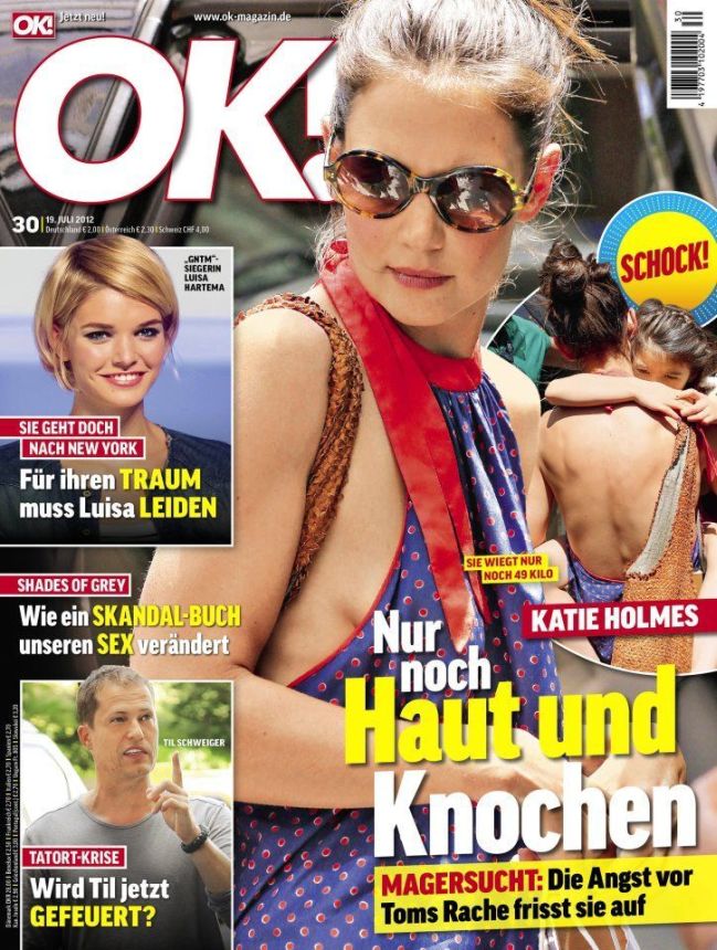 OK! GERMANY magazine side cover 19 July 2012