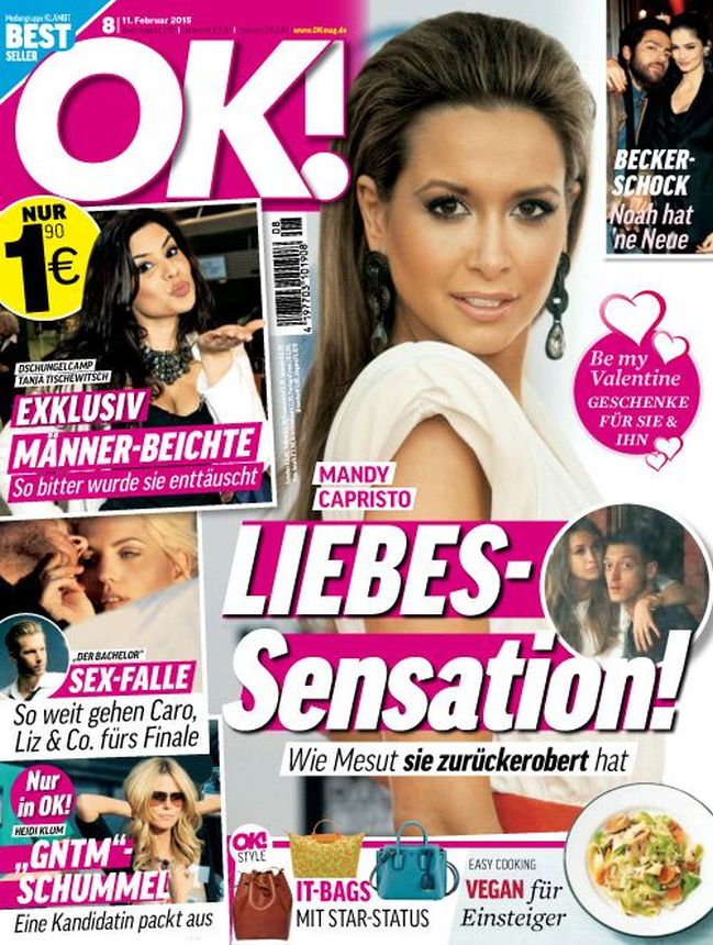 OK! GERMANY magazine side cover 11 February 2015