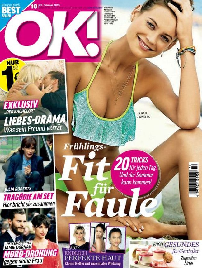 OK! GERMANY magazine side cover 25 February 2015