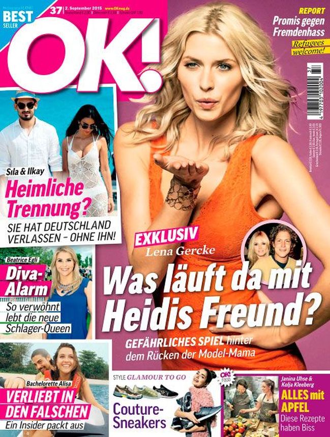 OK! GERMANY magazine side cover 2 September 2015