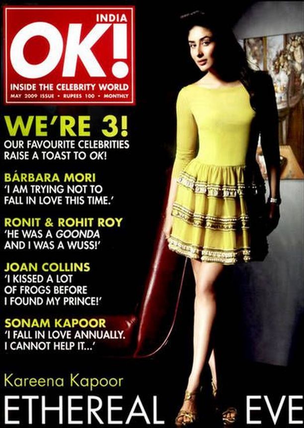 OK! INDIA magazine side cover  May 2009