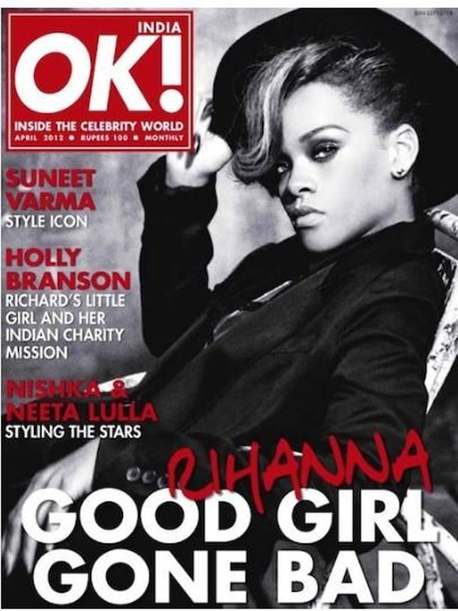 OK! INDIA magazine side cover  April 2012