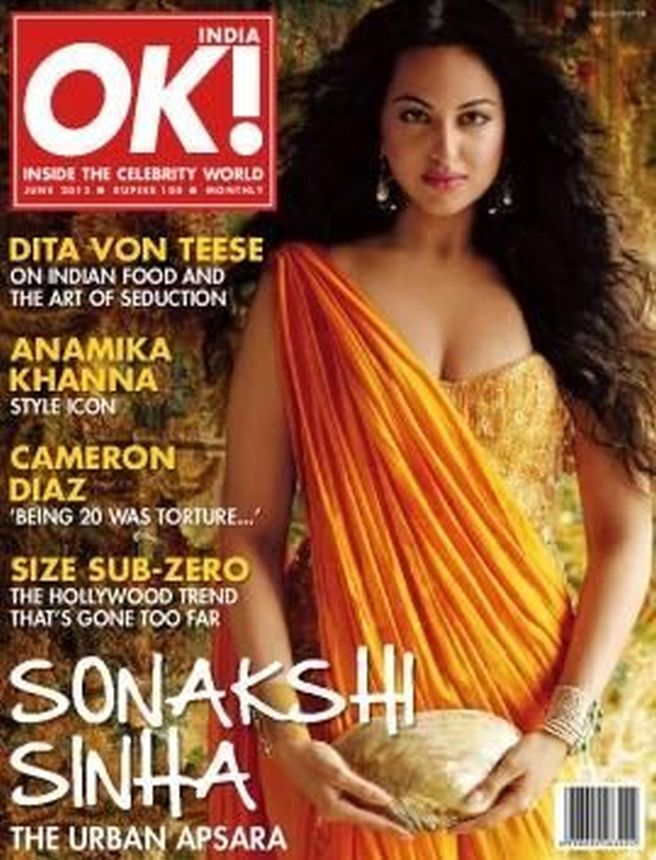 OK! INDIA magazine side cover  June 2012