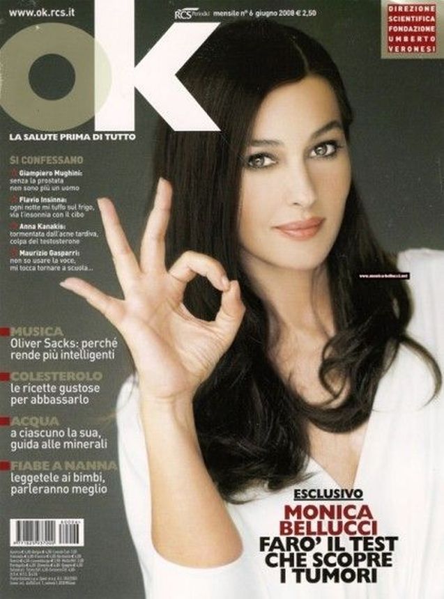 OK ITALY magazine side cover  June 2008