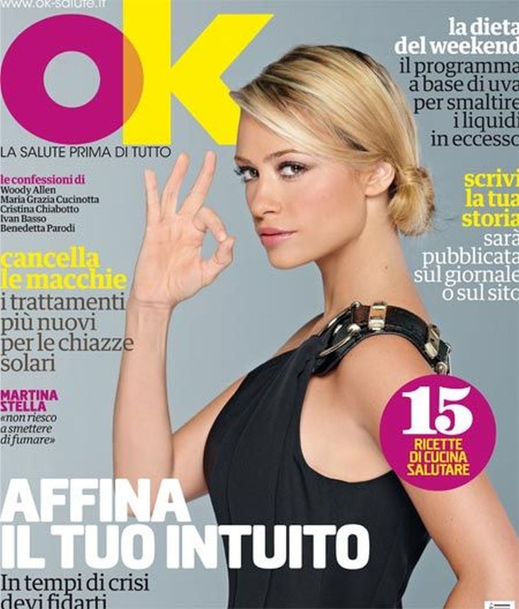 OK ITALY magazine side cover  September 2011