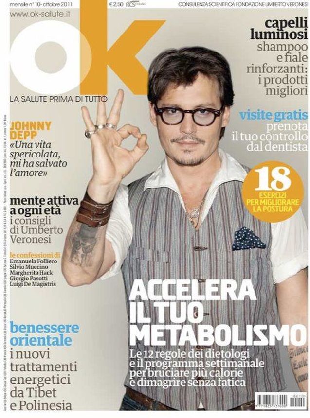 OK ITALY magazine side cover  October 2011