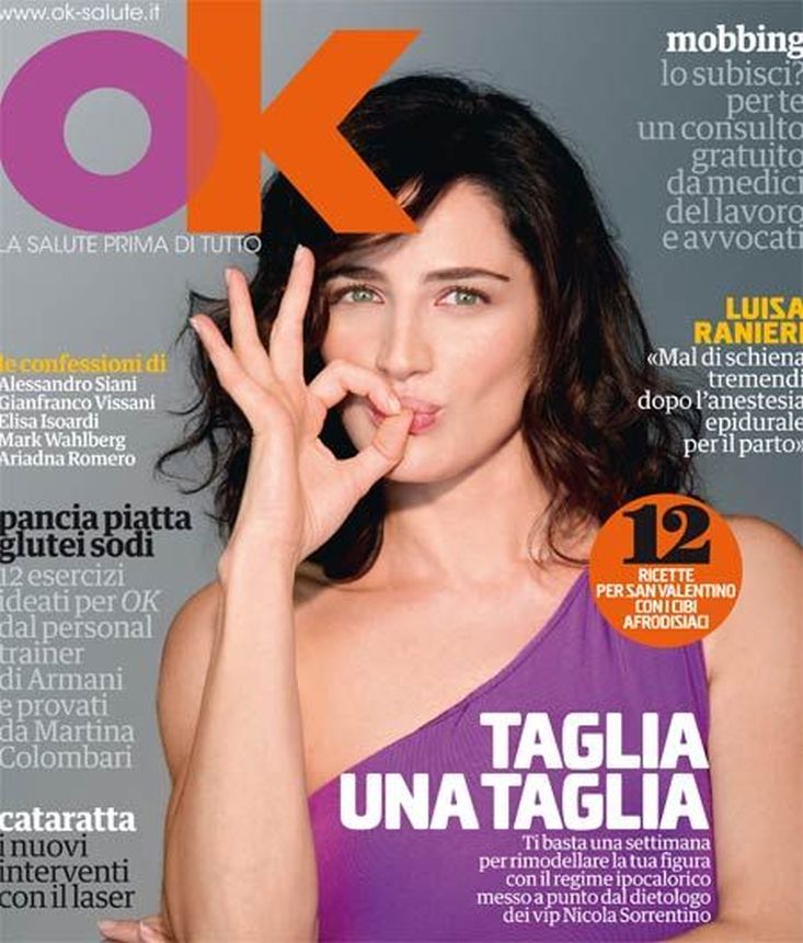OK ITALY magazine side cover  February 2012