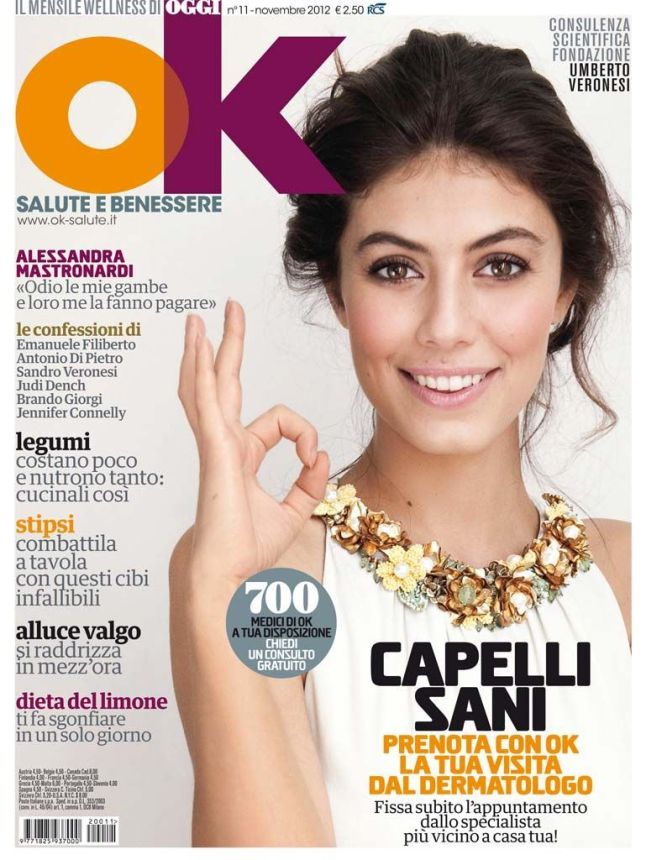 OK ITALY magazine side cover  November 2012