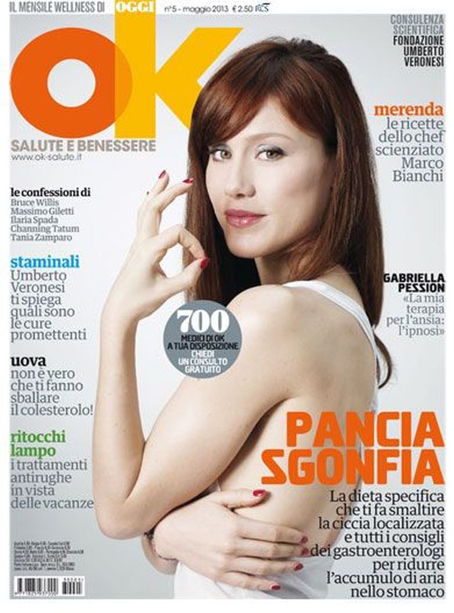 OK ITALY magazine side cover  May 2013