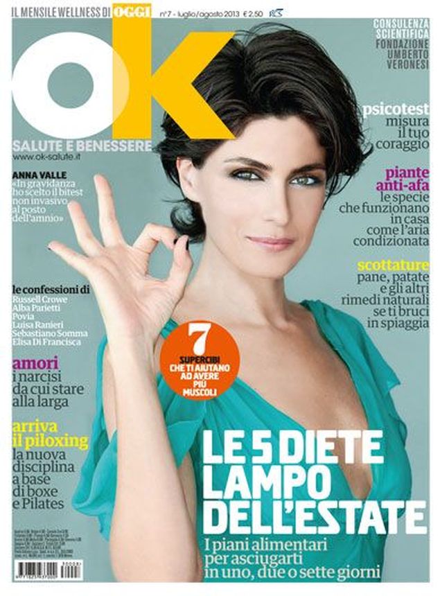 OK ITALY magazine side cover  July 2013