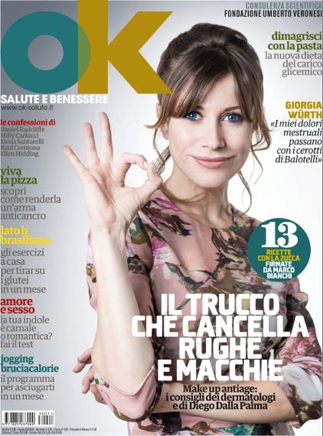 OK ITALY magazine side cover  November 2013