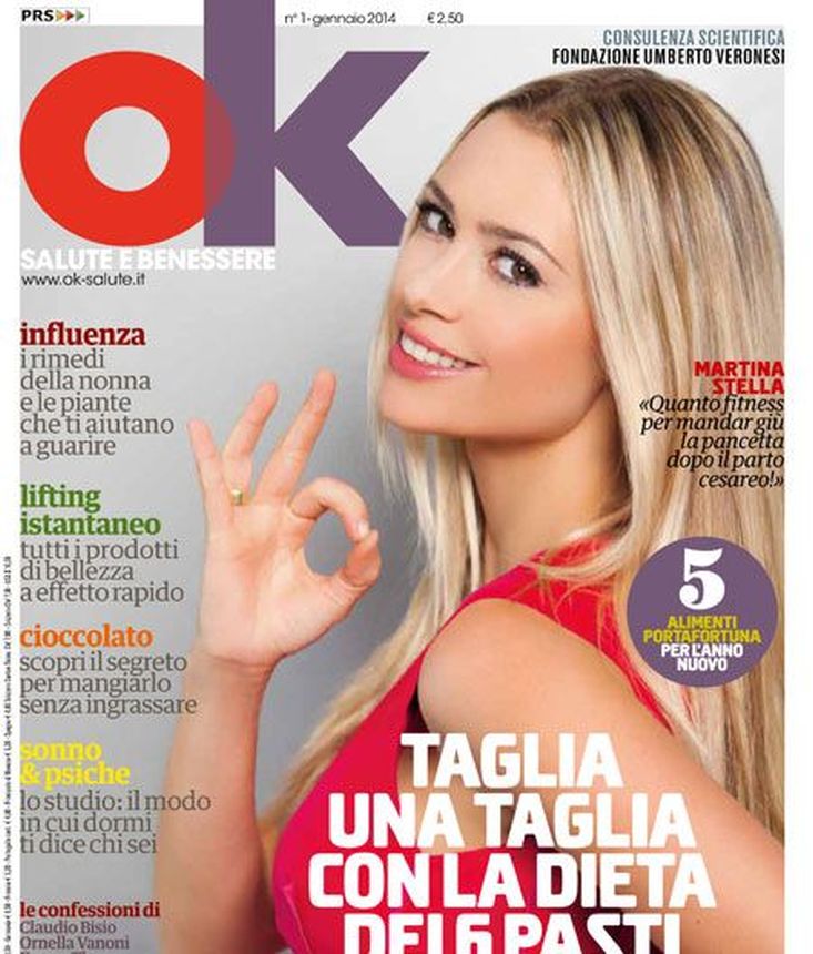 OK ITALY magazine side cover  January 2014