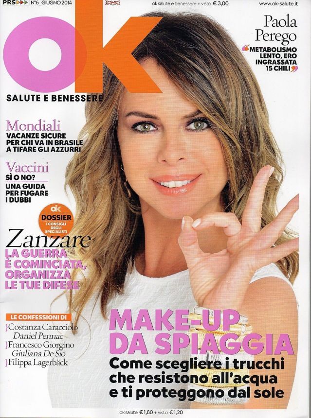 OK ITALY magazine side cover  June 2014