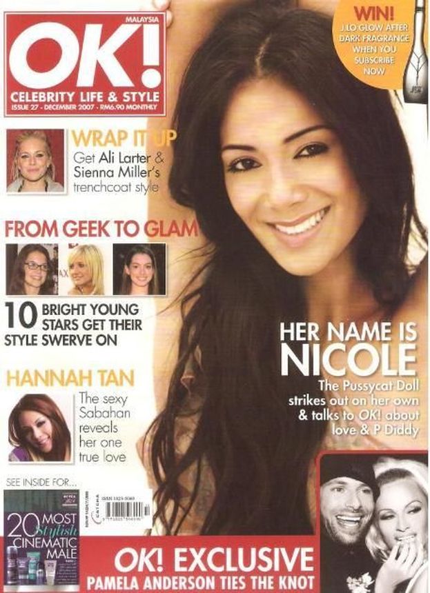 OK! MALAYSIA magazine side cover  December 2007