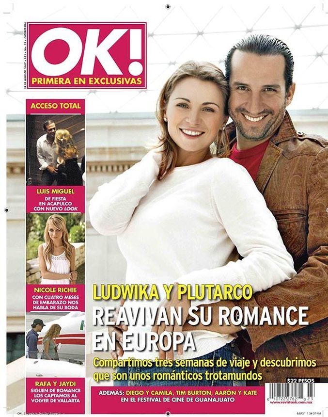 OK! MEXICO magazine side cover  August 2007