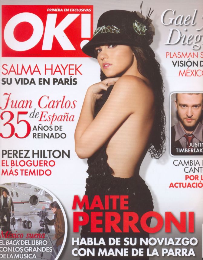 OK! MEXICO magazine side cover  November 2010