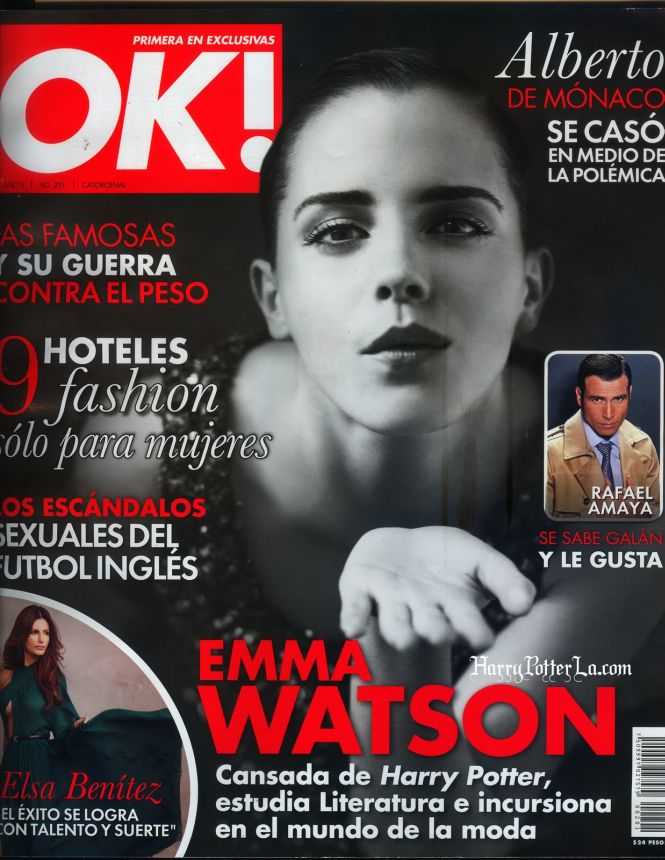 OK! MEXICO magazine side cover  August 2011