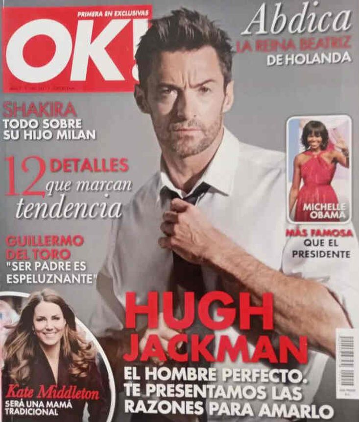 OK! MEXICO magazine side cover  February 2013