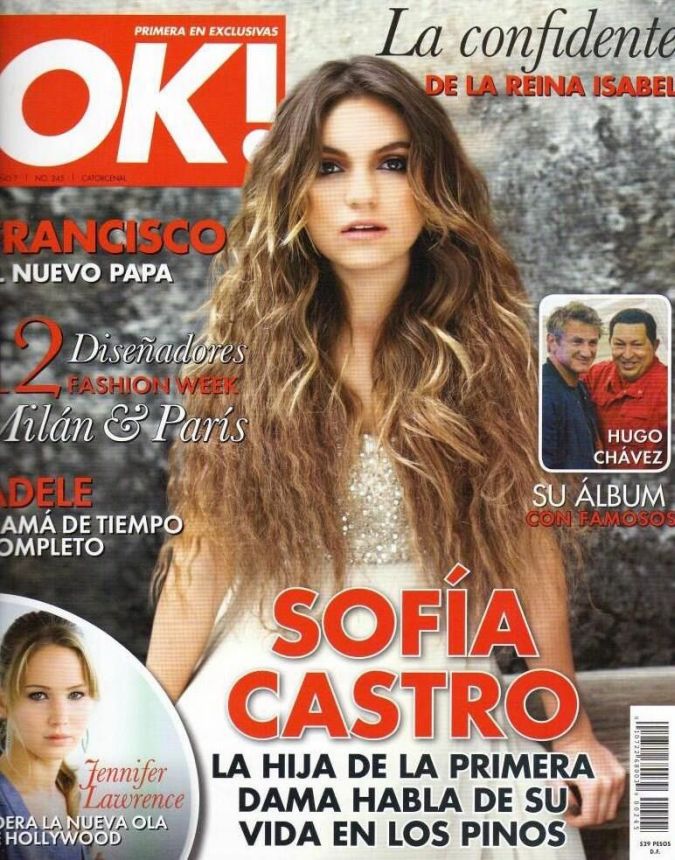 OK! MEXICO magazine side cover  April 2013