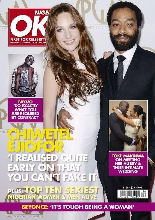 OK! NIGERIA magazine side cover  February 2014