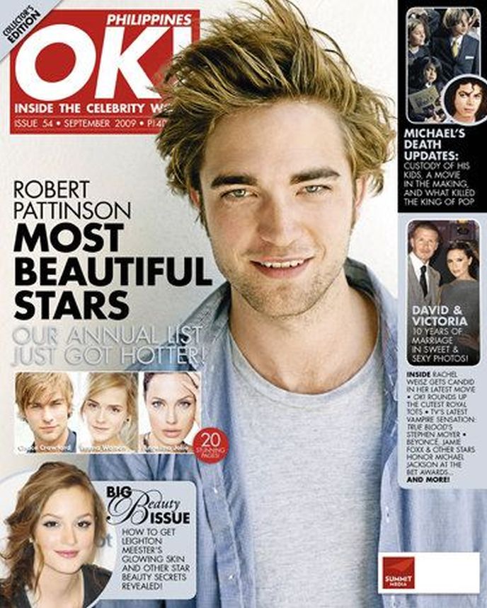 OK! PHILIPPINES magazine side cover  September 2009