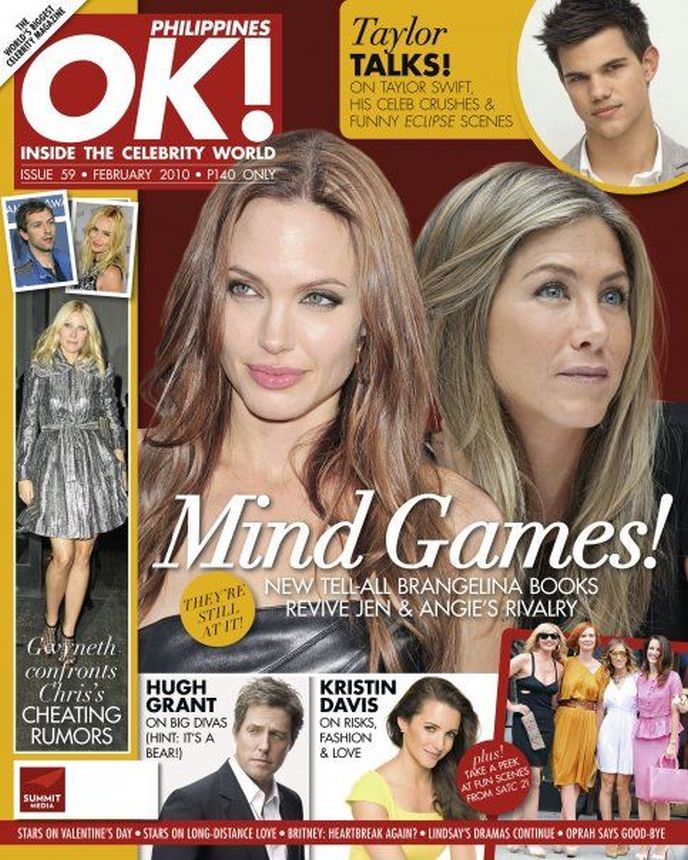 OK! PHILIPPINES magazine side cover  February 2010
