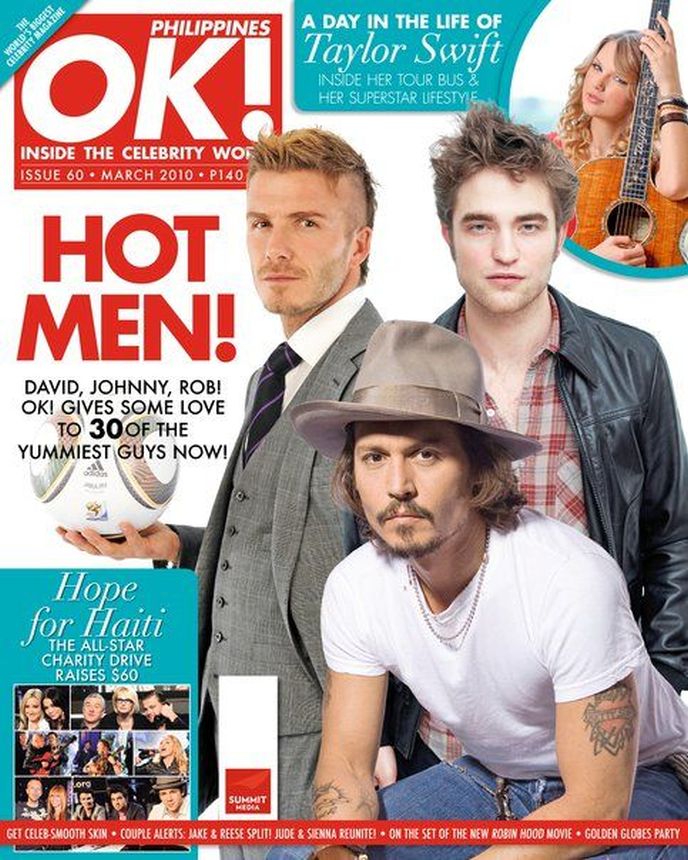 OK! PHILIPPINES magazine side cover  March 2010