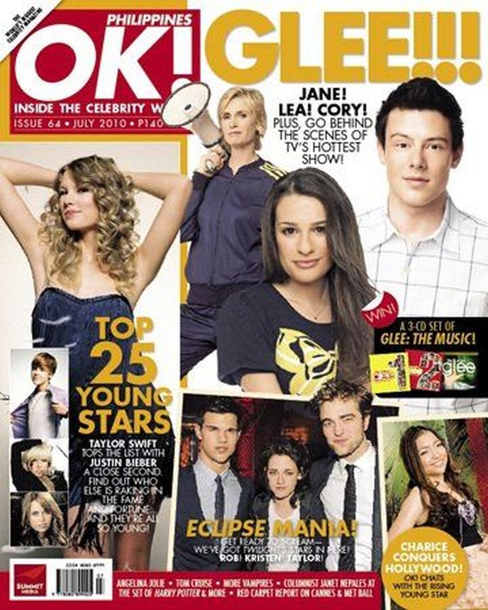 OK! PHILIPPINES magazine side cover  July 2010