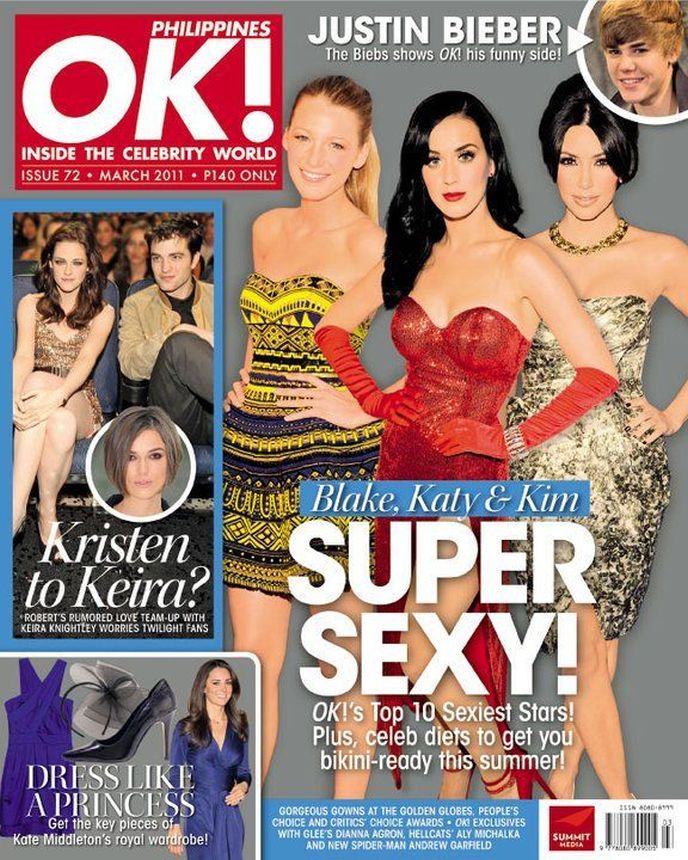 OK! PHILIPPINES magazine side cover  March 2011