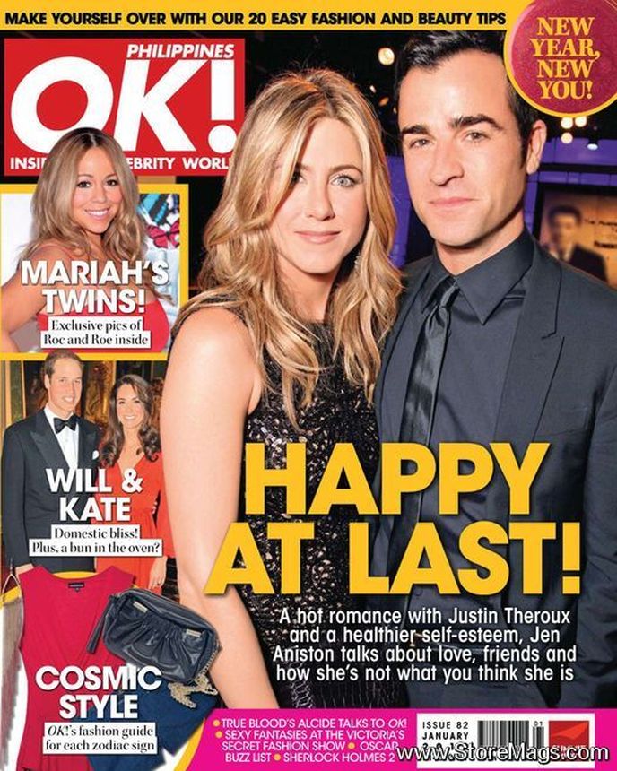 OK! PHILIPPINES magazine side cover  January 2012
