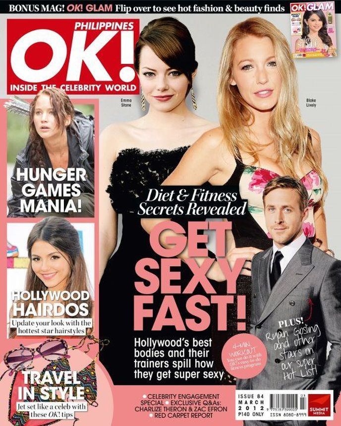 OK! PHILIPPINES magazine side cover  March 2012