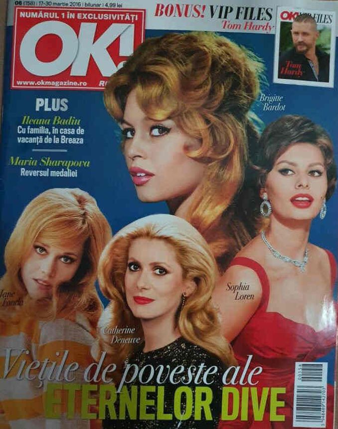OK! ROMANIA magazine side cover 17 March 2016