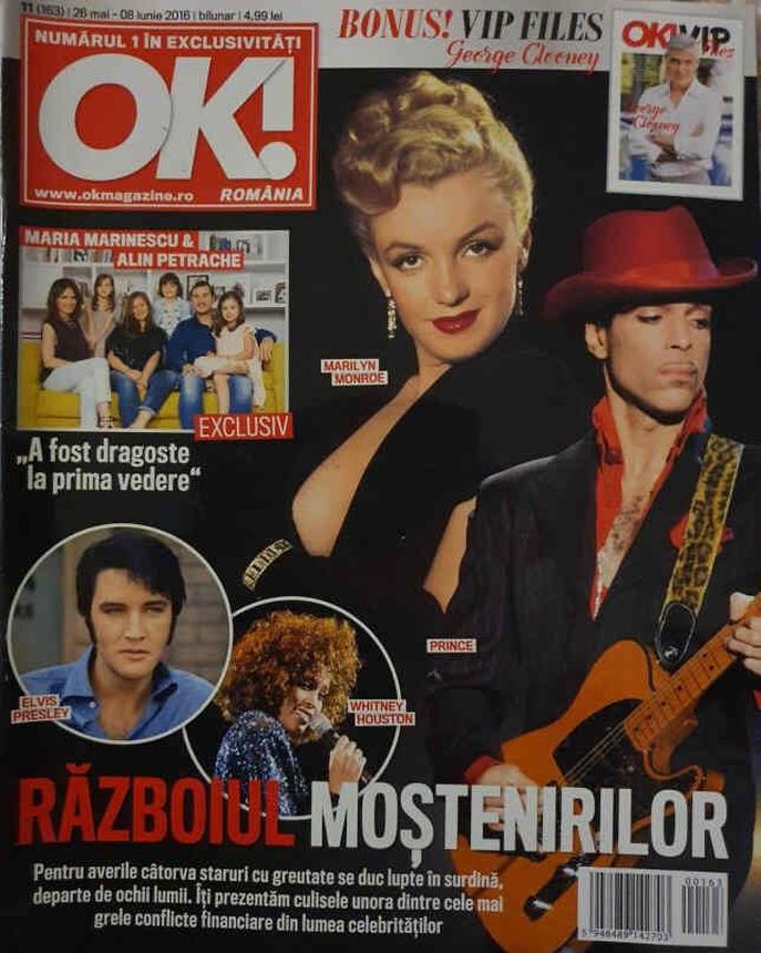 OK! ROMANIA magazine side cover 26 May 2016