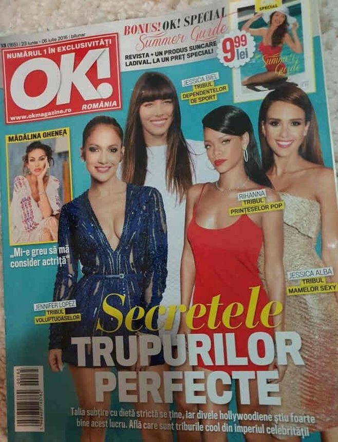 OK! ROMANIA magazine side cover 23 June 2016