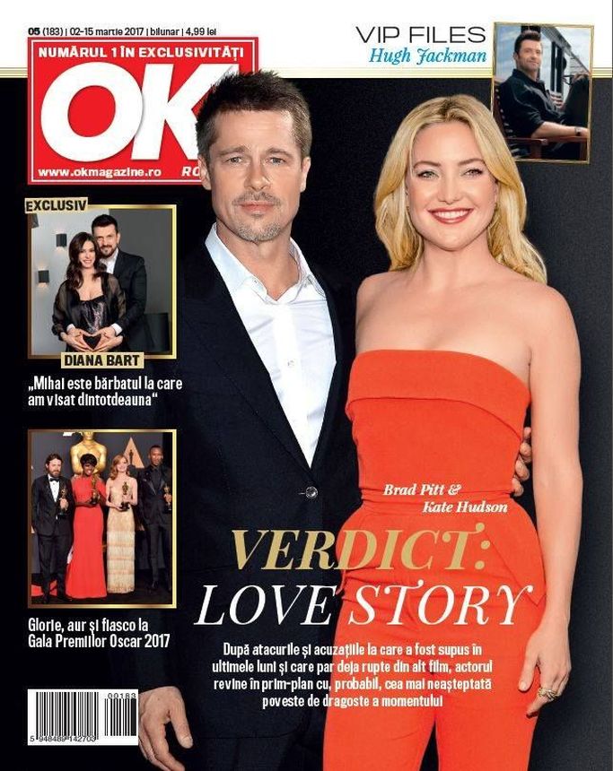 OK! ROMANIA magazine side cover 2 March 2017