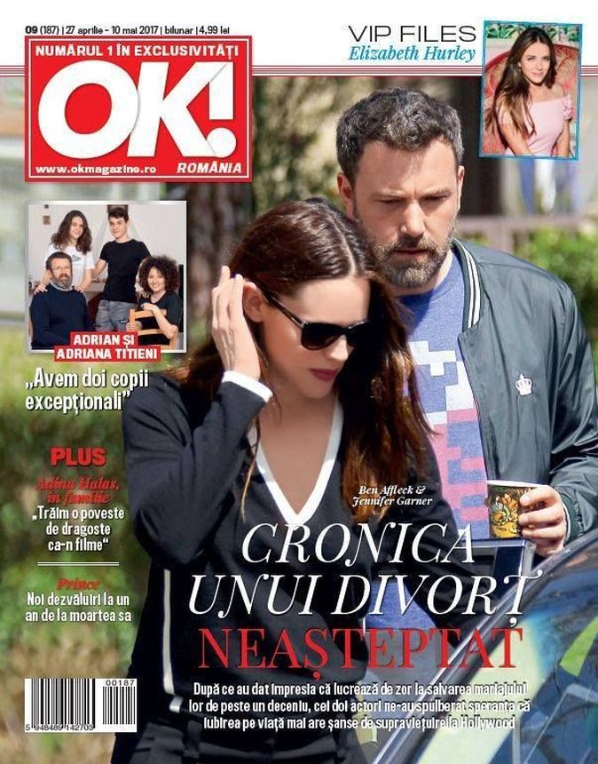 OK! ROMANIA magazine side cover 27 April 2017
