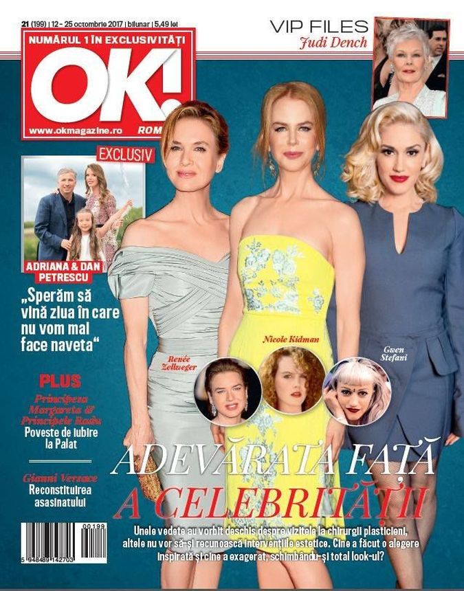 OK! ROMANIA magazine side cover 12 October 2017
