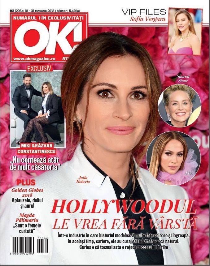 OK! ROMANIA magazine side cover 18 January 2018