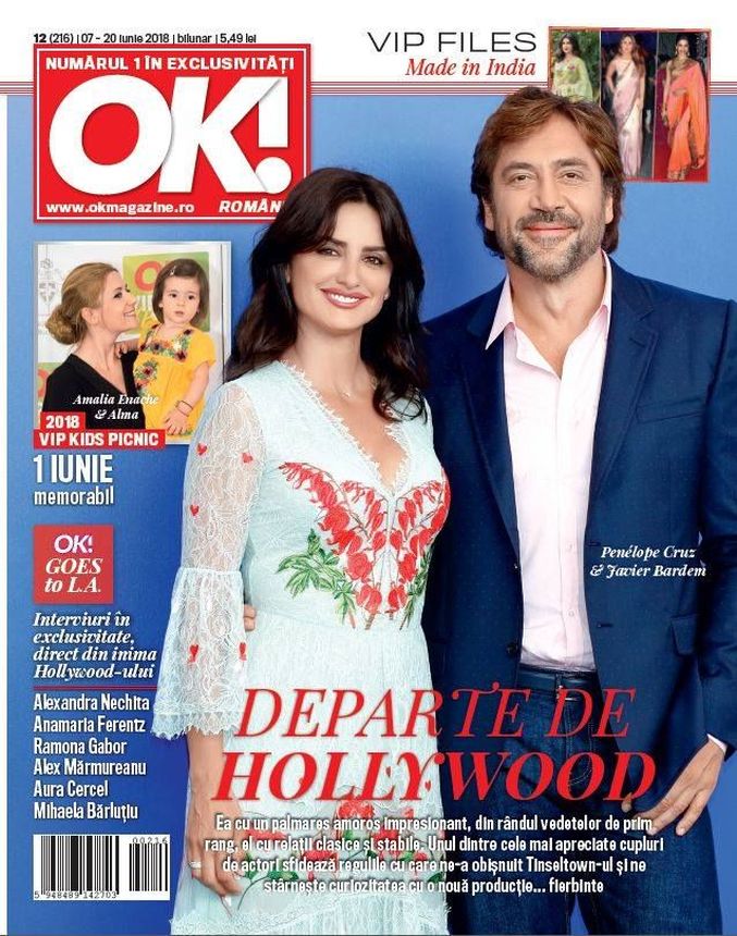 OK! ROMANIA magazine side cover 7 June 2018
