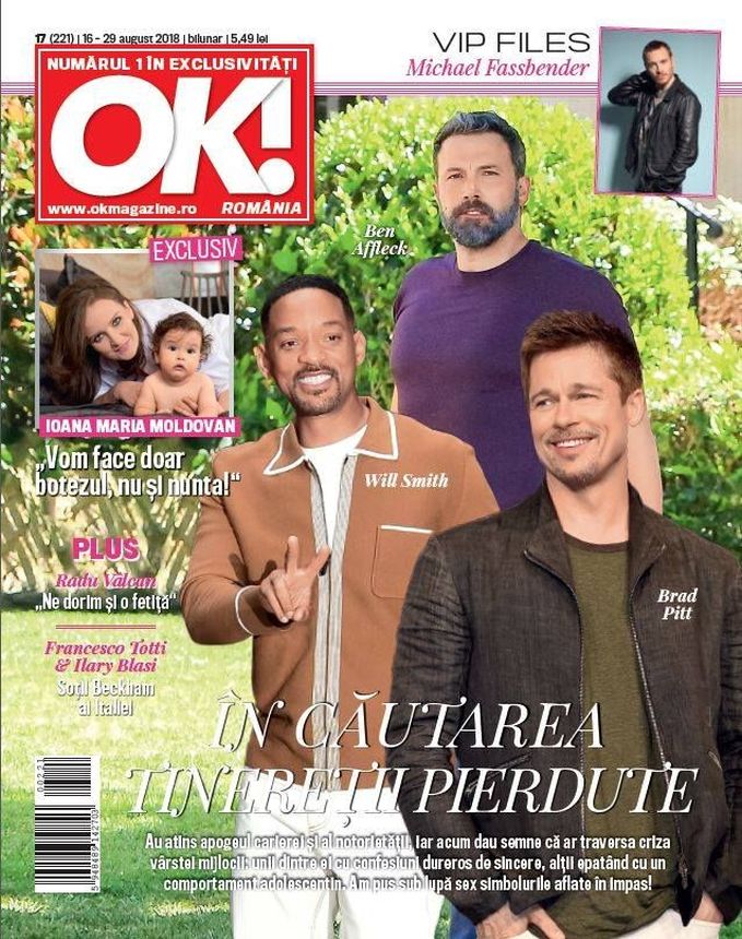 OK! ROMANIA magazine side cover 16 August 2018