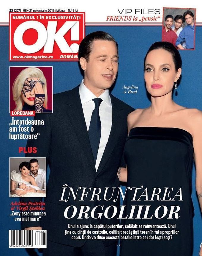 OK! ROMANIA magazine side cover 8 November 2018