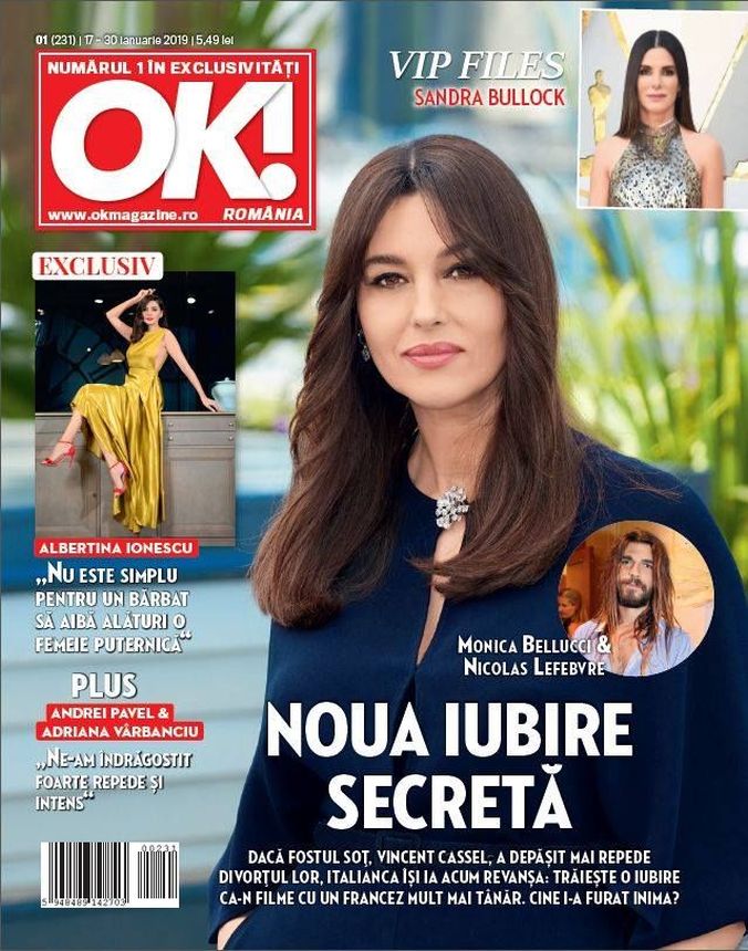 OK! ROMANIA magazine side cover 17 January 2019