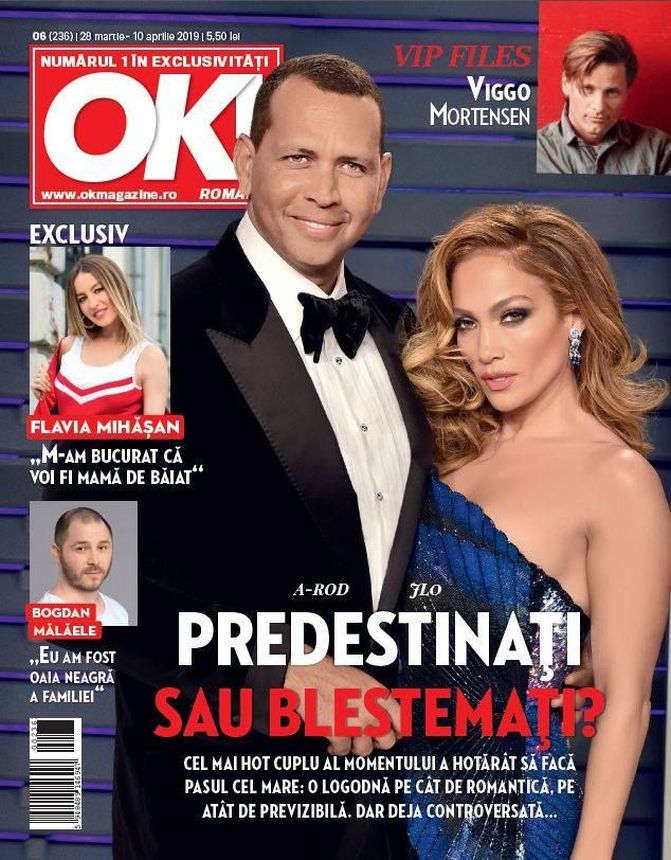 OK! ROMANIA magazine side cover 28 March 2019